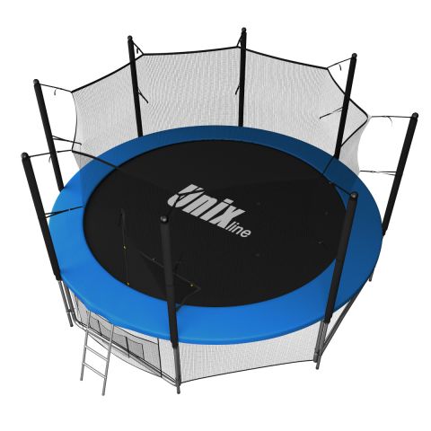 Батут Unix Line Classic 12 ft Inside (синий/зеленый)