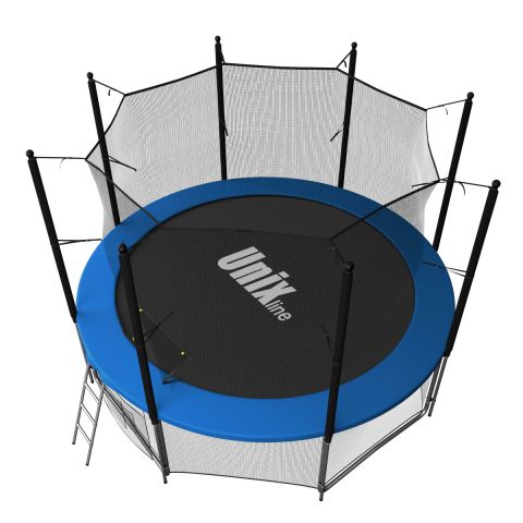 Батут Unix Line Classic 6 ft Inside (синий/зеленый)