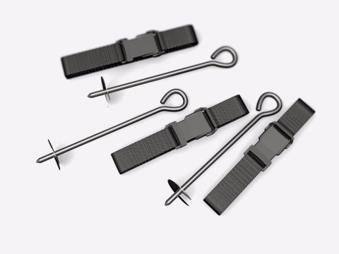 Батут UNIX line Classic 8 ft Outside (синий/зеленый)