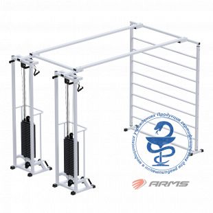 Биотонус-2+шведская стенка (стек 2х100кг) AR088.2х2400