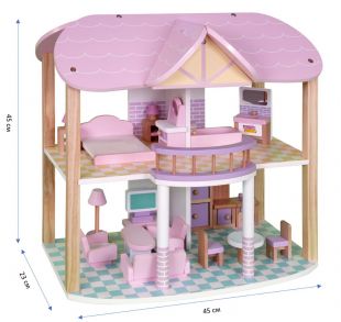 Кукольный домик Babygarden FRIENDLY COTTAGE с мебелью