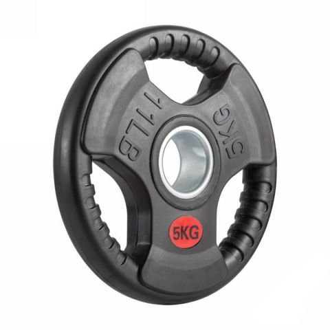 Диск обрезиненный с тройным хватом Gymmaster ANA-008 5кг