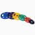 Диск полиуретановый Gymmaster ANA-011 25 кг