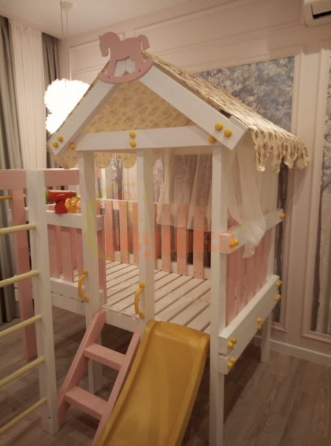 Игровой комплекс Савушка Baby 1 розовый