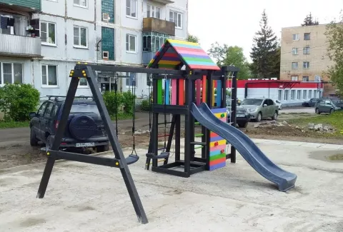 Детская площадка Савушка 6 (BLACK EDITION)