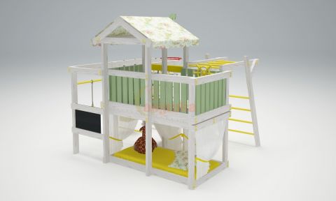 Игровой комплекс Савушка Baby 5 оливковый