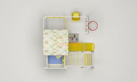 Игровой комплекс Савушка Baby 5 оливковый