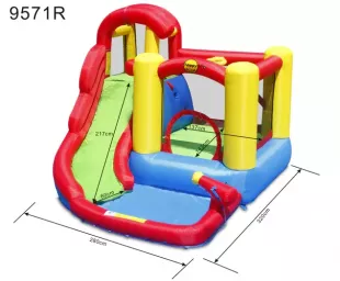 Надувной батут с бассейном Happy Hop 9571R