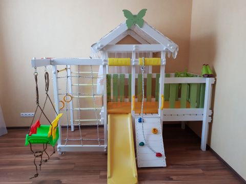 Игровой комплекс Савушка Baby 6 оливковый