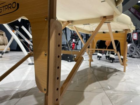 Массажный стол Restpro VIP OVAL 2 крем (Витринный экземпляр)