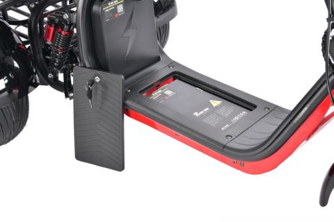 Электротрицикл WHITE SIBERIA PRO TRIKE 3000W Red
