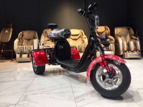 Электротрицикл WHITE SIBERIA PRO TRIKE 3000W Red