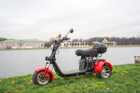 Электротрицикл WHITE SIBERIA PRO TRIKE 3000W Red