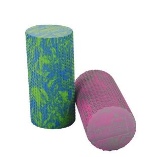 Ролик для йоги (сине-зеленый) 45 см MD Buddy MDF055