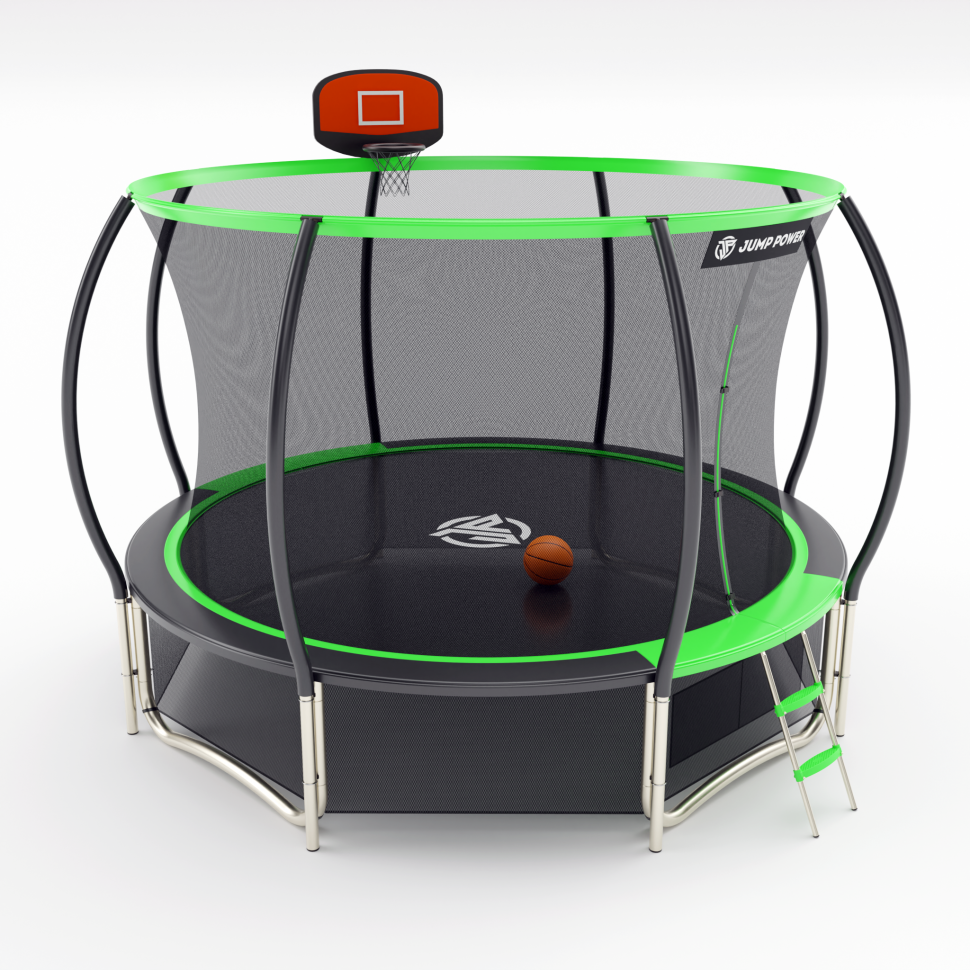 Батут Jump Power 14 ft Pro Inside Basket Green с доставкой в Шадринске