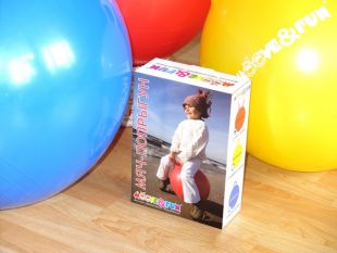 Мяч-попрыгун с круглой ручкой Moove&Fun MF-HPB-45-01 (диаметр 45 см)