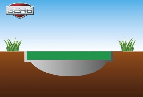 Батут BERG Ultim Champion FlatGround 410