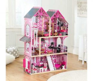 Кукольный домик с мебелью для Барби Kidkraft Белла (65944)