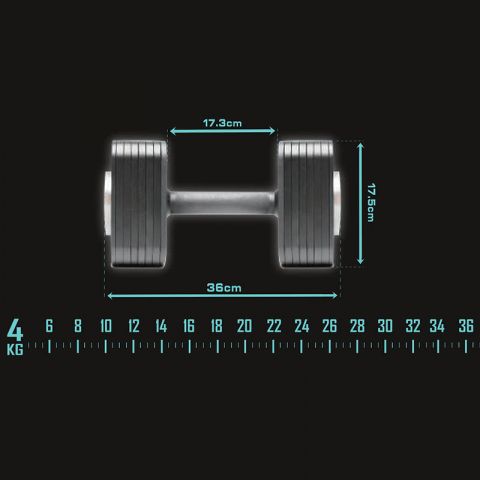 Гантель наборная 4-20 кг Vertex FT-32